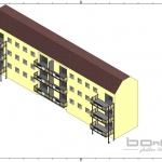 ISO Ansicht Haus 134,136