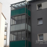 Balkonanbau, balkonsystem, glasbalkon