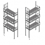 ISO Ansicht Werkplanung Turm 2  BV 140080 30451 Hannover, Quirrestrasse 9